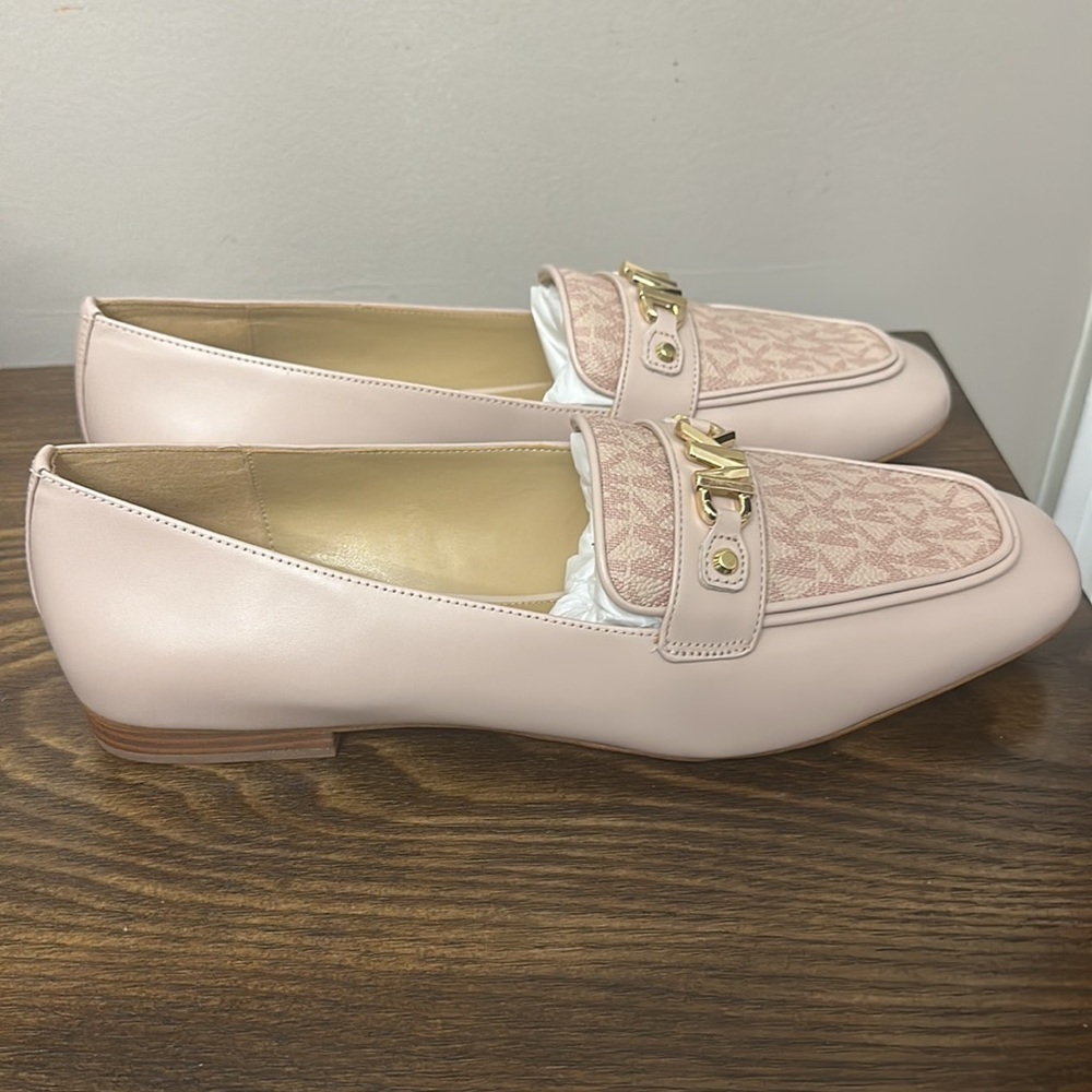 NEW Michael Kors Farrah Loafer Blush Pink - Picture 6 of 9